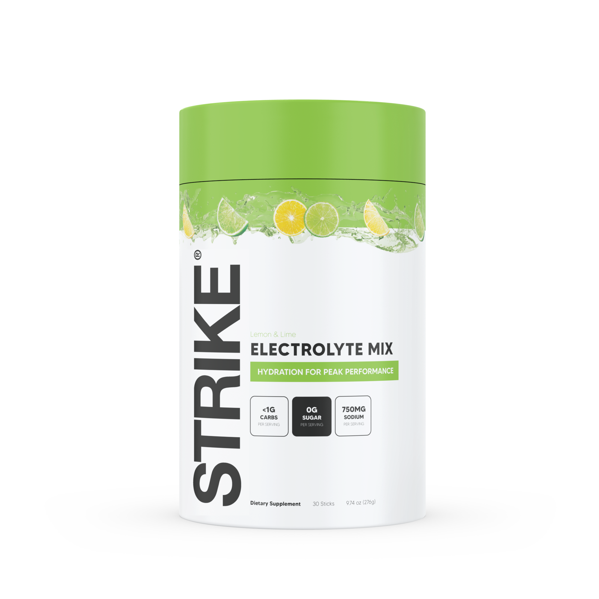 Strike Electrolytes - Lemon & Lime - 30 Servings