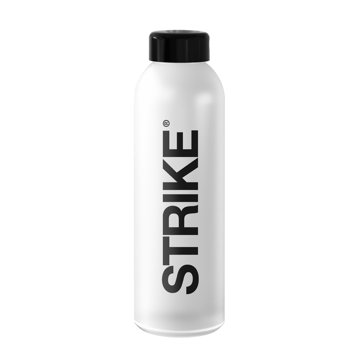 Strike Frosted Glass Bottle (Free Gift)